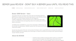 Desktop Screenshot of bemer3000review.com