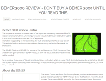 Tablet Screenshot of bemer3000review.com